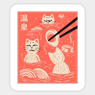 Ramen Onsen Sticker